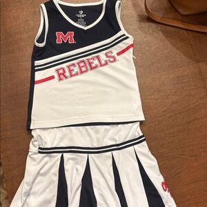 Colosseum Rebels Cheer Set in Navy and White
